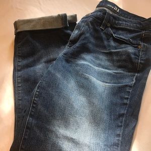 J. Crew broken in boyfriend jeans